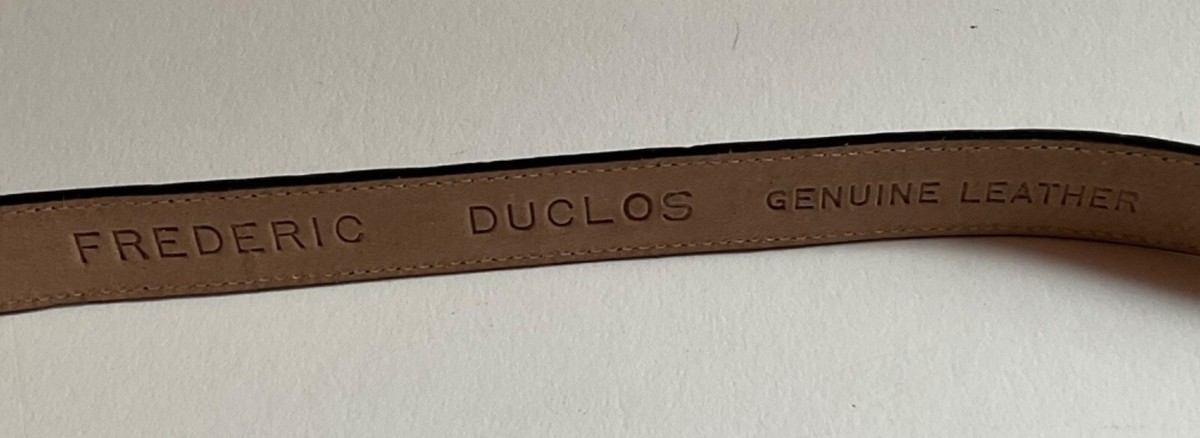 Frederic Duclos Belt w/ Sterling Signed Buckle Frederic Duclos - Bradley main image 3
