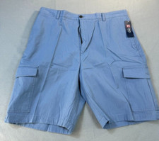 Chaps Cargo Shorts 38x9 Men's Blue new