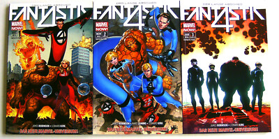 FANTASTIC FOUR - DER LANGE ABSCHIED - Paperback 1 2 3 komplett - PANINI 2015