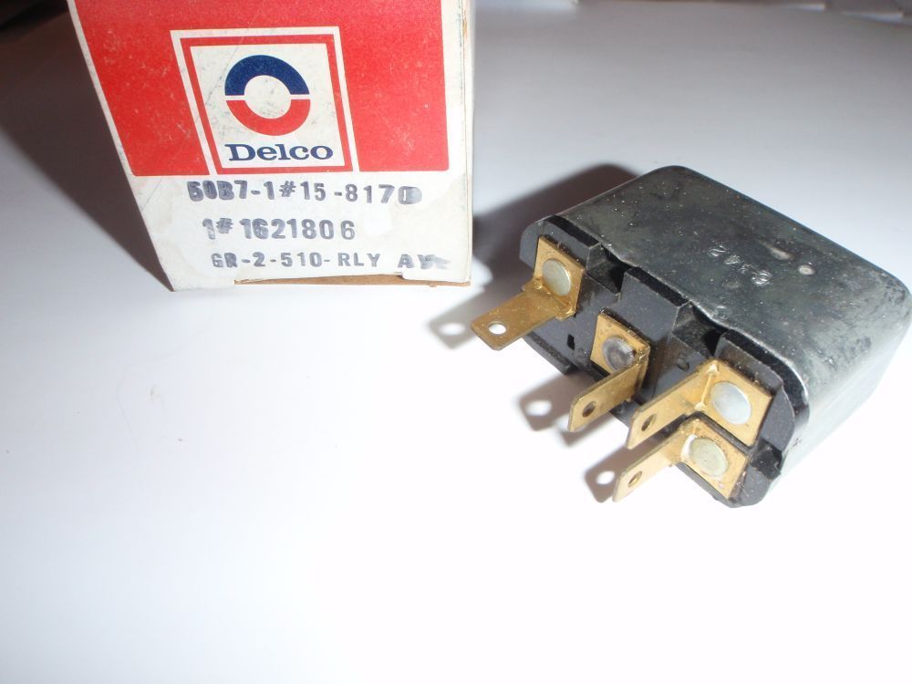 NOS GM DELCO AUTOMATIC LEVEL CONTROL RELAY 1980 OLDSMOBILE NOS GM DELCO AUTOMATIC LEVEL CONTROL RELAY 1980 OLDSMOBILE