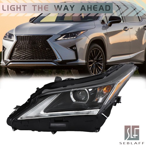 Left Side Headlight For 2016-2019 Lexus RX350|RX450h LED w/o AFS Projector Black