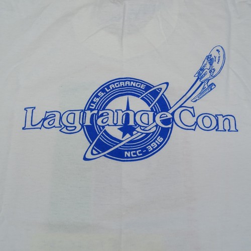 Vintage Patrick Stewart LAGRANGECON 90 Star Trek Convention T-Shirt L Cleveland - Bild 4 von 7