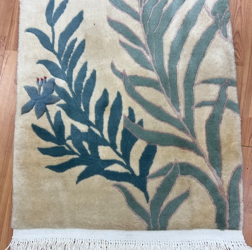 2'6" x 12'2" Chinese Art Deco Oriental Rug Floor Runner - Hand Made - 100% Wool - Picture 5 of 11