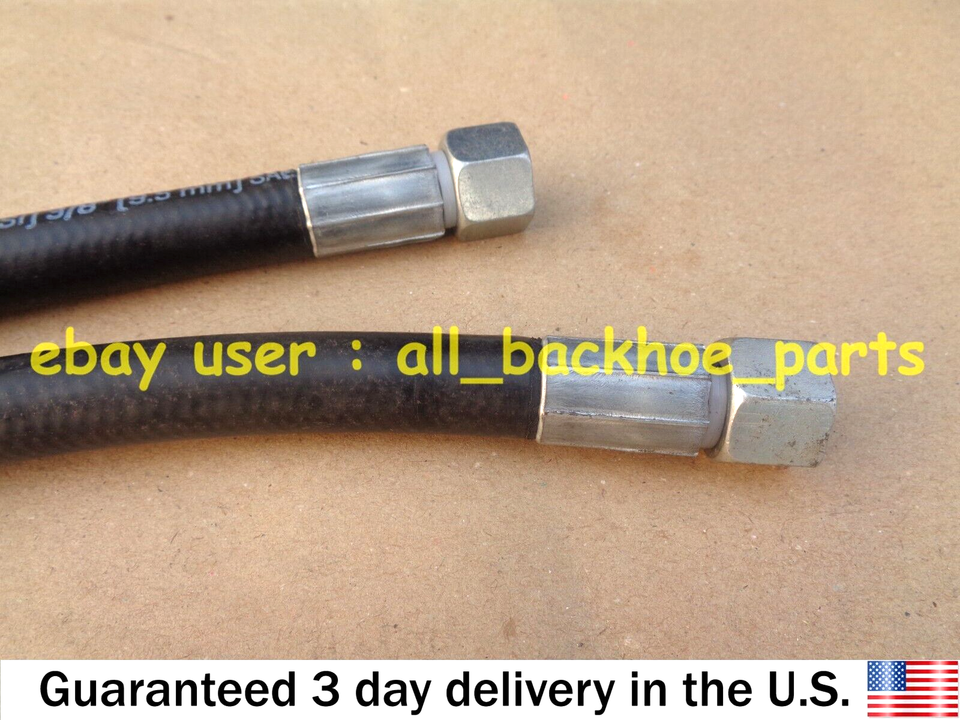 JCB BACKHOE - GREASE HOSE 1/8 BSP 440 MM (PART NO. 649/10100