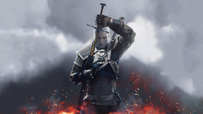 The Witcher Film Wandaufkleber 3D Vinyl Aufkleber Gamer Zimmer Dekor Fantasy Wandbild Kunst