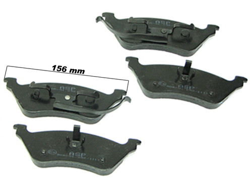 Plaquettes de frein arrière sans bruit en céramique pour Jeep Cherokee KJ