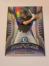 2014 David Dahl Mini Bowman Chrome Refractor Future Of The Franchise Insert