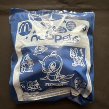 VINTAGE Neopets McDonald's Plush FLOTSAM Stuffed Animal Toy 2005 New Sealed   