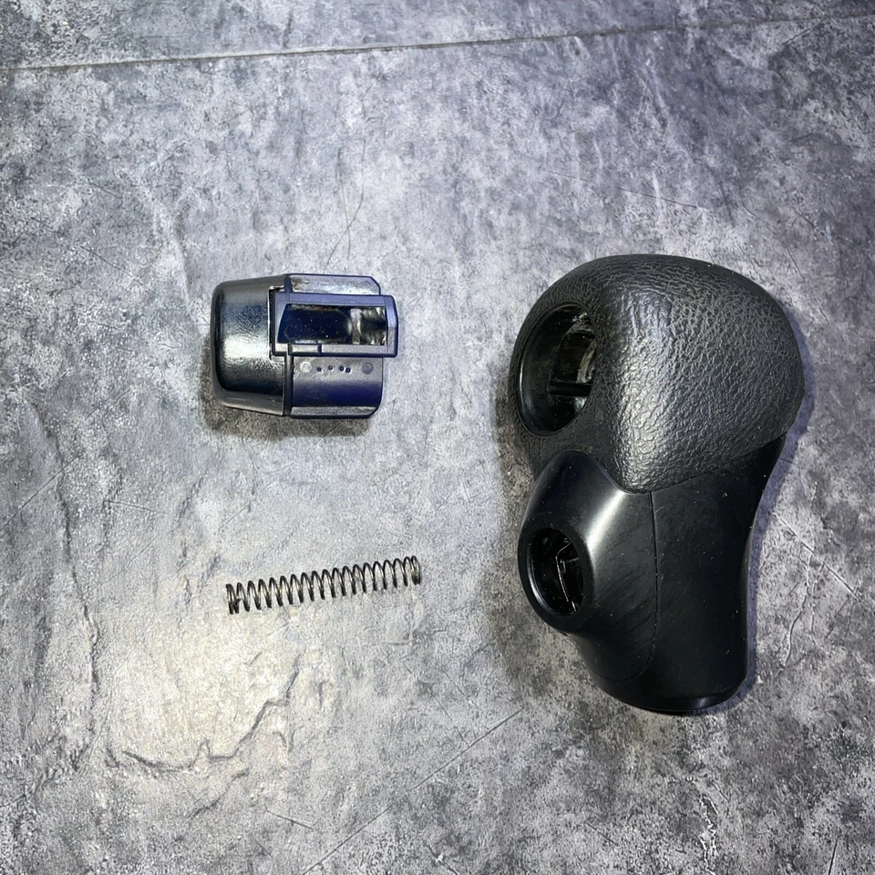 Conjunto de perilla de cambio de cuero negro Honda Odyssey 2005-2010 Foto 3 de 4