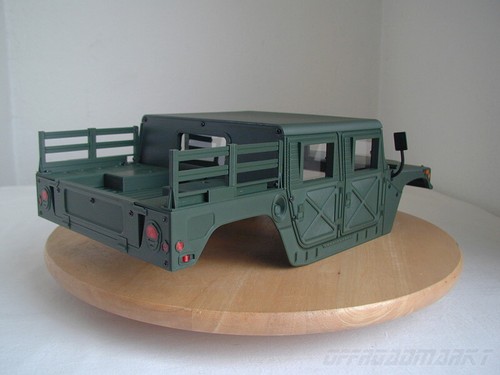 ⭐ RC Crawler Tamiya CC-02 Body HummerHumvee Pickup 1/10 HMMWV National Guard ICE - Bild 5 von 18