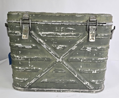 US Army Insulated Food Container Mermite Military Cooler Vintage