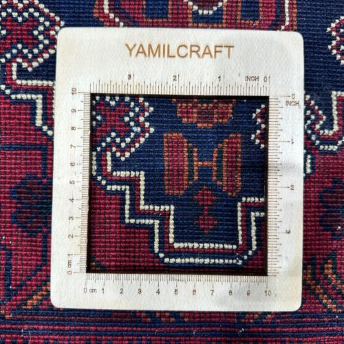 Handmade (3' x 10') Red Afghan Khal Mohammadi Wool Runner Rug for Hallway - Picture 6 of 10