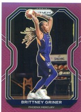 2021 Panini WNBA Prizm BRITTNEY GRINER Purple Prizm No 31 #46/99 MERCURY