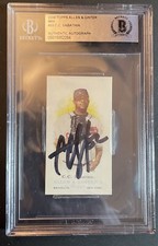 2006 Topps Allen & Ginter Mini #33 CC Sabathia Signed Auto Autograph Beckett BAS