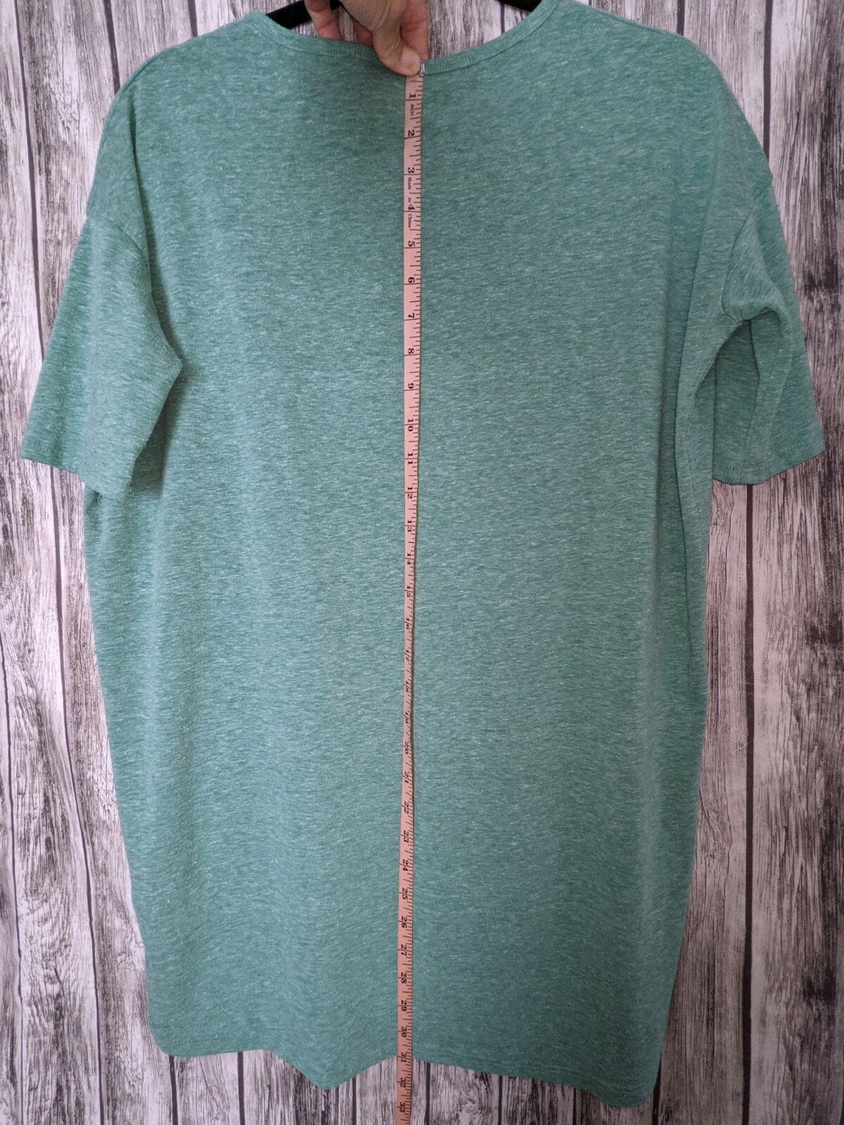 Women's LuLaRoe Solid Green Slightly Heathered Ir… - image 8