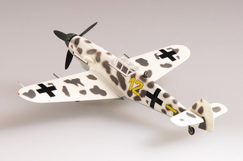 Easy Model 1/72 BF-109G-2 VI. /JG5 1943 "Yellow 12" Plastic Fighter Model #37254 - Picture 4 of 6