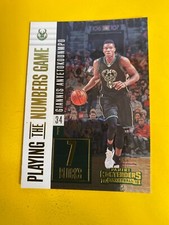55400 2017-18 Contenders Playing the Numbers Game #23 Giannis Antetokounmpo $15