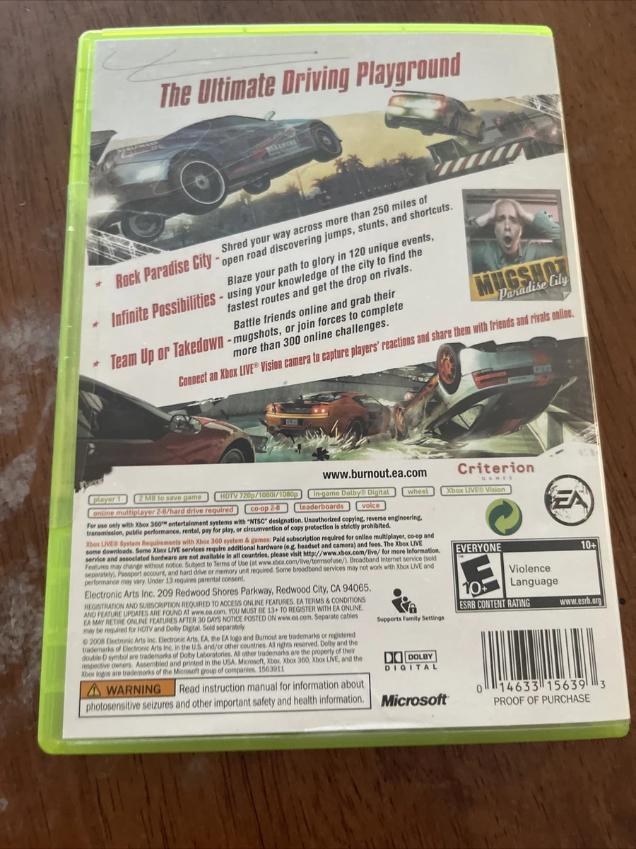 Burnout Paradise - Xbox 360