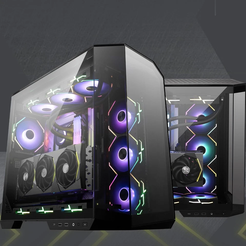 MAG PANO 100L PZ - Premium Mid-Tower Gaming PC Case - Tempered Glass Side Panel - Image 2 of 4
