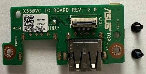 OEM ASUS X550VC IO Board Rev 2.0 Tested & Working Genuine USB Includes Screws