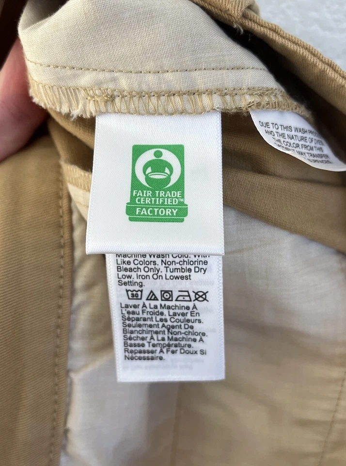 Jcrew Womens 6P Kate Straight Leg Chino Pants Honey Brown BY644 - Image 4 of 4