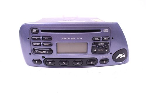 Ford Ka Autoradio 6000 CD RDS E-O-N blau 97KP-18C815-BB mit Code KFZ