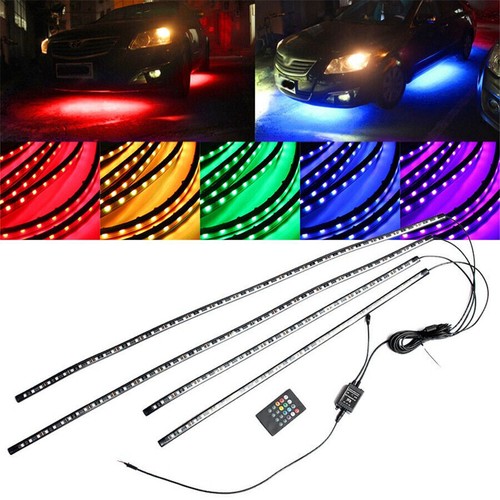 210 Model Flexible LED Strip Under Car Tube Underglow Underbody System+Phone APP - Picture 2 of 12
