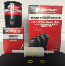 Mercury Mariner 75HP 80HP 90HP 100HP 115HP Service Maintenance Kit Outboard 100H