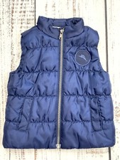 Tommy Bahama Boy Vest Toddler Size 18 Months 18M Blue Full Zip Puffer Coat Baby