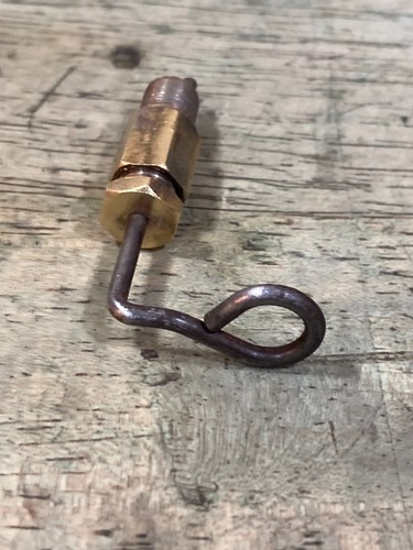 Coleman 530 GI Stove - Tip Cleaner Lever Assembly - Worn Nickel - Picture 2 of 10