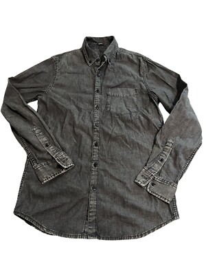 Denham The Jeanmaker Button Down Shirt in Grey