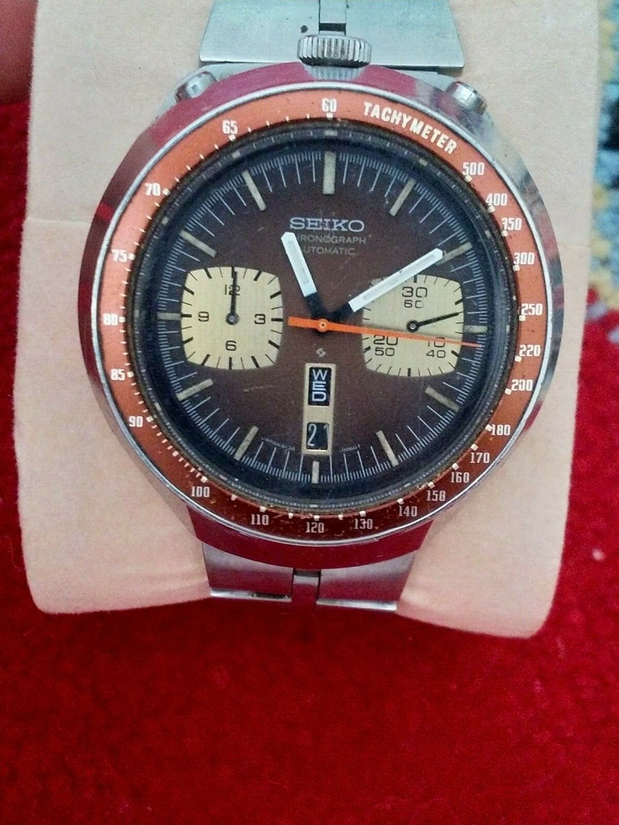 Vintage Seiko Bullhead Automatic Chronograph Watch Ref: 6138 Vintage Seiko Bullhead Automatic Chronograph Watch Ref: 6138