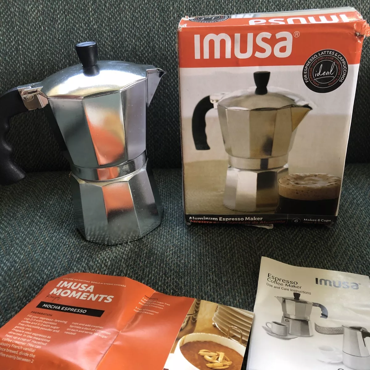 Imusa Aluminum Coffee Maker, 3 Cup