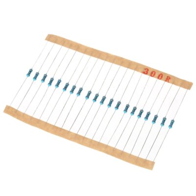 2000PCS 1/4W Resistors 100 Values 1ohm~1M Assortment Components Kit Set
