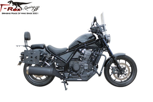 T-Rex Racing Honda Rebel 1100 Passenger Back Rest & Grab Bar Luggage Rack - Picture 4 of 12