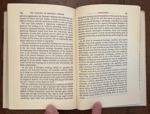 The Theology Of Reinhold Niebuhr by Hans Hofmann 1956 HC & DJ *NICE! *CLEAN TX - Picture 13 of 14