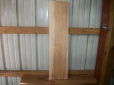 1 PC HARD MAPLE LUMBER WOOD KILN DRIED BOARD 38"X 9 1/4"X 7/8" LOT 318A CLEAR