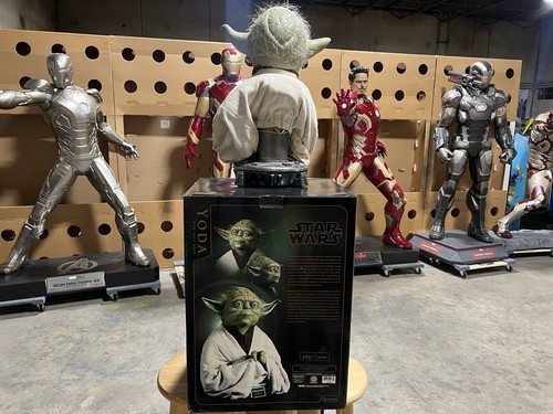 Sideshow lebensgroße Star Wars Yoda Büste 1:1 sehr selten #321/1.000 - Bild 3 von 24