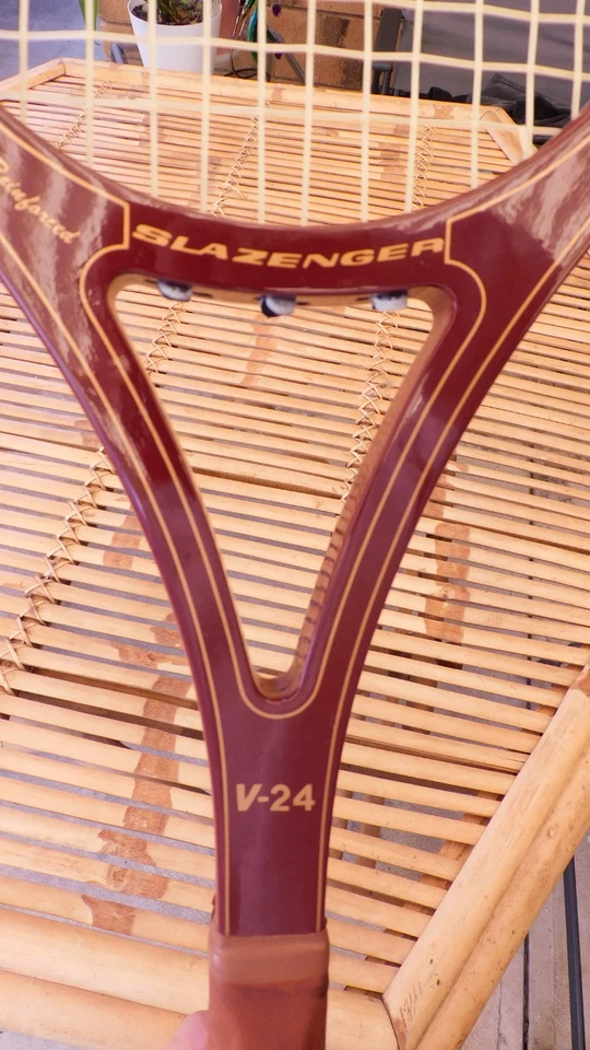 VINTAGE Slazenger Vilas V-24 Tennis Racquet Excellent as New Condition - image 2 of 4