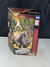 Transformers Kingdom RHINOX Used Complete Voyager Wfc War For Cybertron