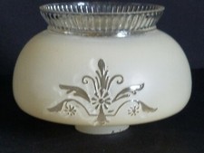 Vintage Light Fixture Oil Lamp Globe Lamp Shade Chimney White Frosted
