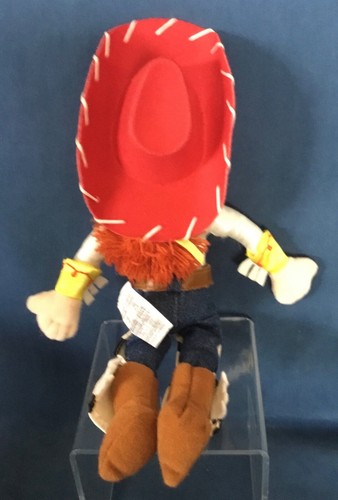 Disney Store Toy Story Jessie Bean Bag Plush 8" Original Version Vinyl Head - Picture 2 of 3