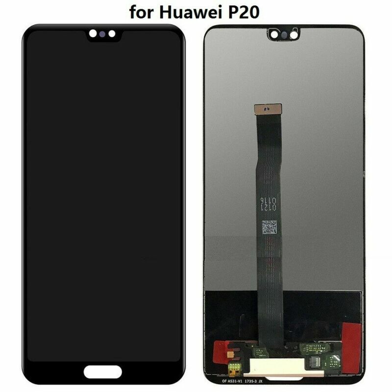 新品未開封･納品書有☆HUAWEI P20 Black Black For Huawei P20 LCD Display Touch Screen Assembly