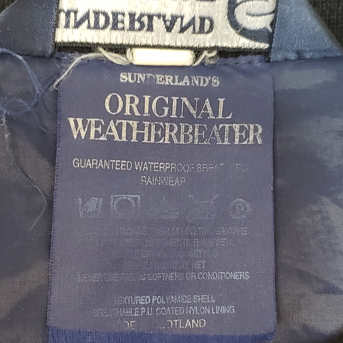 Veste Vintage SUNDERLAND OF SCOTLAND Weatherbeater - Taille XL - Homme