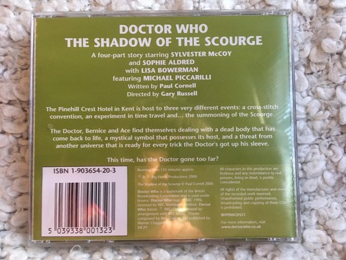 Doctor Who Big Finish 13 - The Shadow of the Scourge 2x CD - Picture 2 of 2