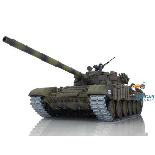 Heng Long 3939 1:16 7.0 RTR RC Tank Upgraded T72 Metal Gear Armor BB IR Battle - Picture 3 of 12
