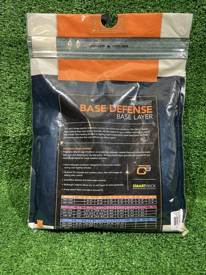 Field & Stream Midweight Base Defense Base Layer Youth Mock Neck Top Size Large - Image 4 of 4