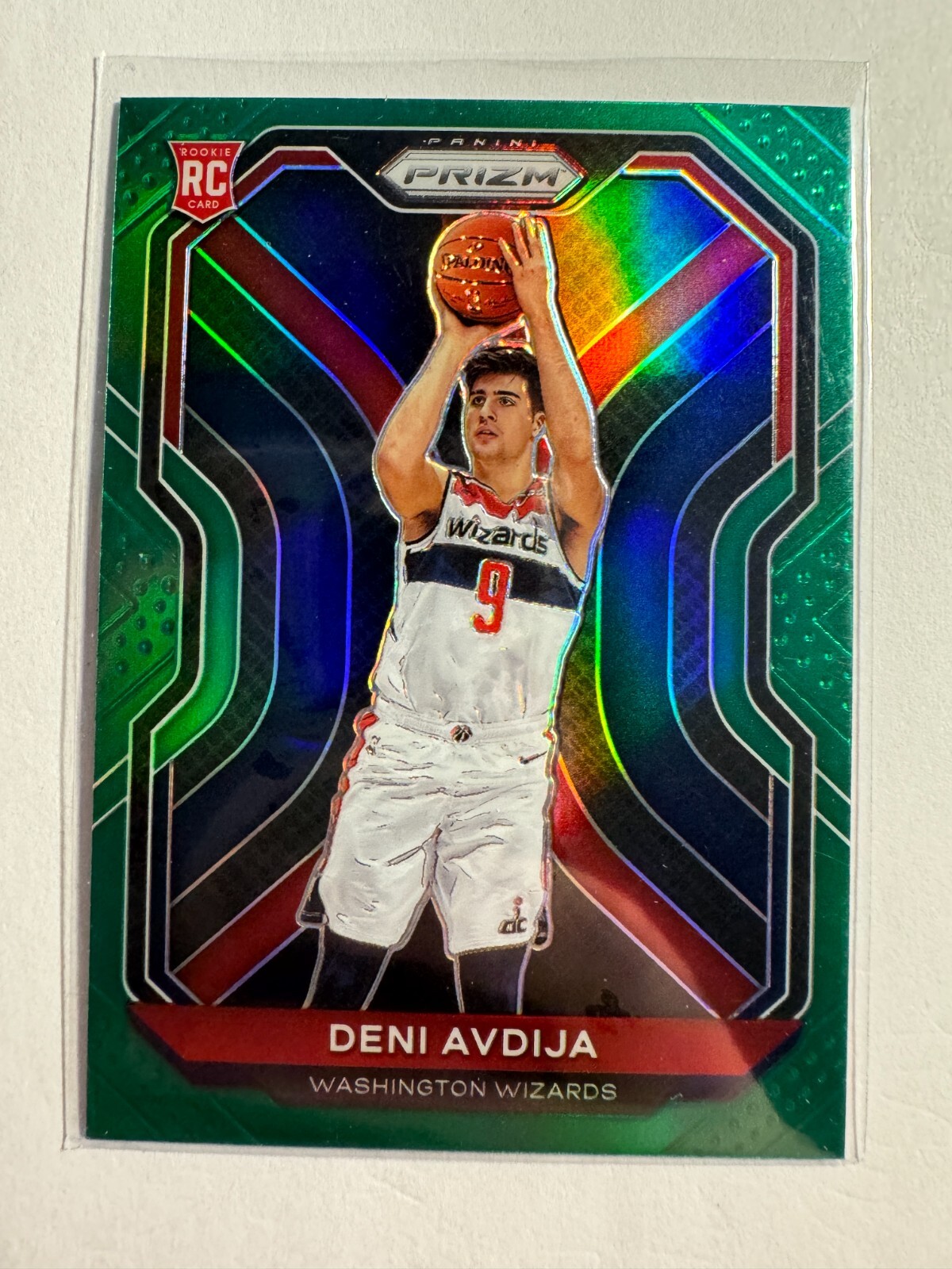 K155,609 - 2020-21 Panini Prizm Prizms Green #290 Deni Avdija
