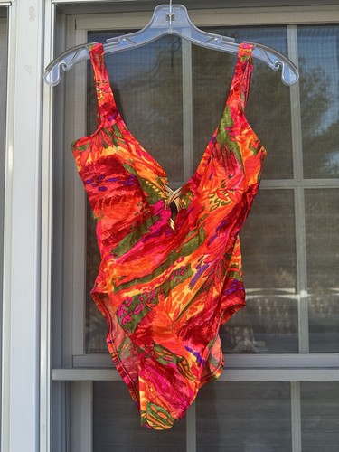 Vintage Sessa 90s Swimsuit Size 12 made in USA New w/ tags