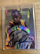 1998-99 Collector's Edge Impulse Pro Signatures RICKY DAVIS RC Auto Iowa